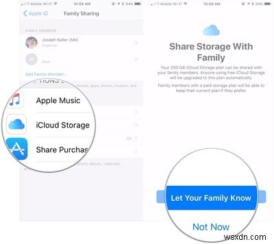แชร์พื้นที่จัดเก็บข้อมูล iCloud กับครอบครัว:คำแนะนำทีละขั้นตอน
