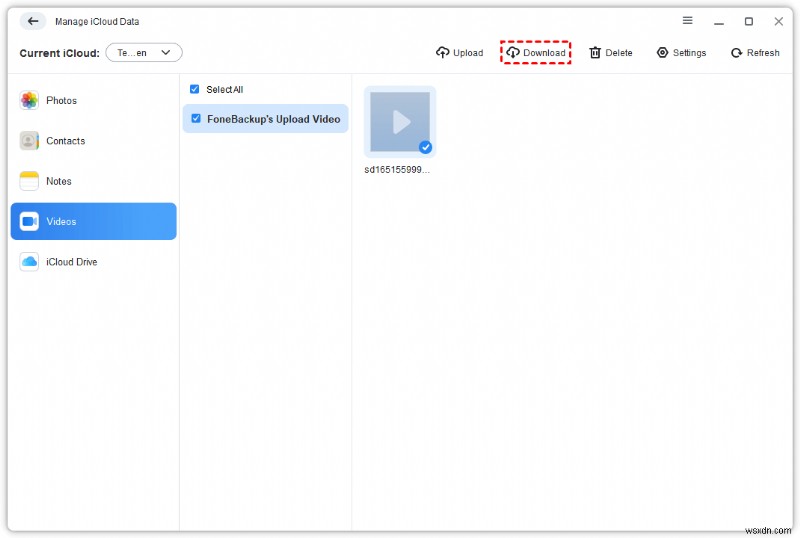 ดาวน์โหลดวิดีโอ iCloud อย่างรวดเร็วและปลอดภัย:คำแนะนำทีละขั้นตอน 