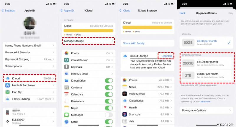 เพิ่มพื้นที่ว่าง iCloud หลังจากลบข้อความ:3 แก้ไขที่ได้รับการพิสูจน์แล้ว