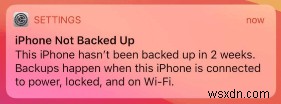แก้ไขการแจ้งเตือน  iPhone ไม่ได้สำรองข้อมูลใน 2 สัปดาห์ —ขั้นตอนง่ายๆ และโซลูชันการสำรองข้อมูล 