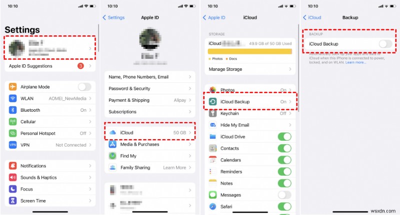 แก้ไขการแจ้งเตือน  iPhone ไม่ได้สำรองข้อมูลใน 2 สัปดาห์ —ขั้นตอนง่ายๆ และโซลูชันการสำรองข้อมูล 