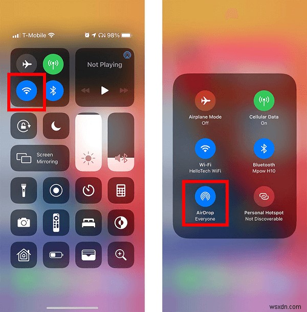 AirDrop ที่ไม่มี Wi-Fi:มันทำงานอย่างไรและเมื่อใดที่เป็นไปได้