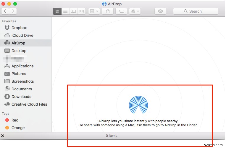 แก้ไข AirDrop บน Mac:กู้คืนตัวเลือก  อนุญาตให้ฉันถูกค้นพบ  ที่หายไป 