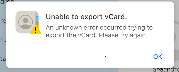 แก้ไขปัญหาการส่งออก iCloud vCard:3 โซลูชั่นที่ได้รับการพิสูจน์แล้ว 