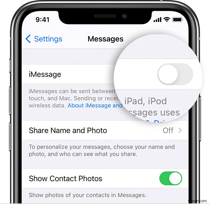 การแก้ไขทีละขั้นตอนสำหรับข้อผิดพลาด ข้อความใน iCloud ถูกปิดใช้งานอยู่ในขณะนี้