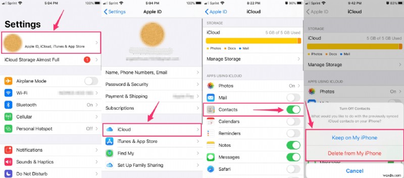 วิธีลบผู้ติดต่ออย่างปลอดภัยจาก iCloud - คู่มือฉบับสมบูรณ์ 
