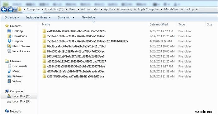 เพิ่มพื้นที่ว่าง:วิธีลบข้อมูลสำรอง iPhone ของคุณจาก Windows PC 