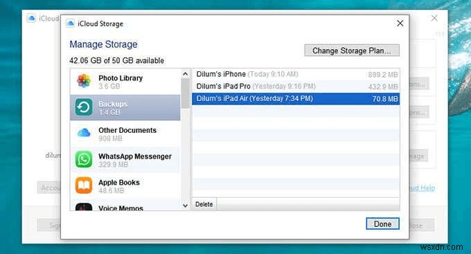 เพิ่มพื้นที่ว่าง:วิธีลบข้อมูลสำรอง iPhone ของคุณจาก Windows PC 