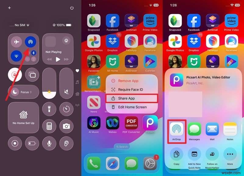แชร์แอพ iPhone อย่างรวดเร็วด้วย AirDrop:คำแนะนำทีละขั้นตอน 