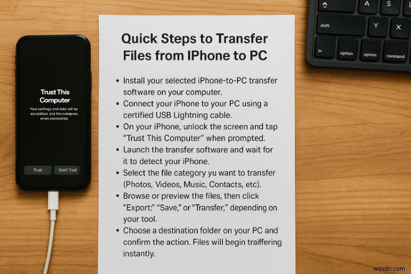 ซอฟต์แวร์ถ่ายโอน iPhone ไปยังพีซีฟรียอดนิยมประจำปี 2026 – รวดเร็ว ปลอดภัย ไม่จำเป็นต้องใช้ iTunes 