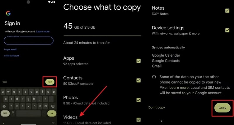 การถ่ายโอนไฟล์อย่างราบรื่นจาก iPhone ไปยัง Android:คำแนะนำทีละขั้นตอน 