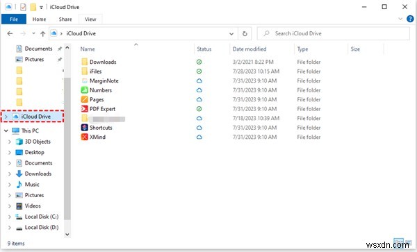 ถ่ายโอน PDF จากพีซีที่ใช้ Windows ไปยัง iPhone - iCloud, Google Drive, Dropbox 