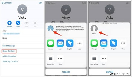 ติดต่อ AirDrop ได้อย่างง่ายดาย:คำแนะนำทีละขั้นตอนสำหรับผู้ใช้ iPhone 