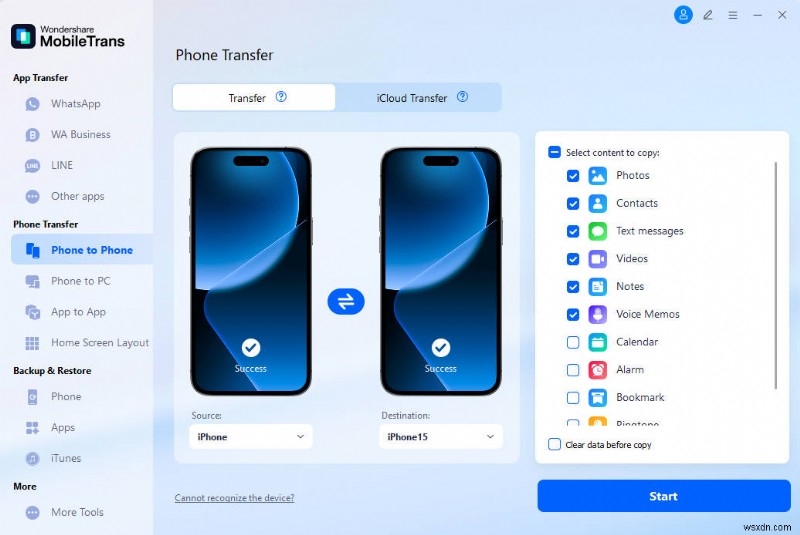 ถ่ายโอนผู้ติดต่อระหว่าง iPhone ได้อย่างราบรื่นโดยใช้ Apple ID ที่แตกต่างกัน