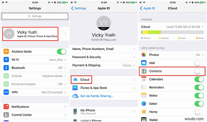 ถ่ายโอนผู้ติดต่อระหว่าง iPhone ได้อย่างราบรื่นโดยใช้ Apple ID ที่แตกต่างกัน