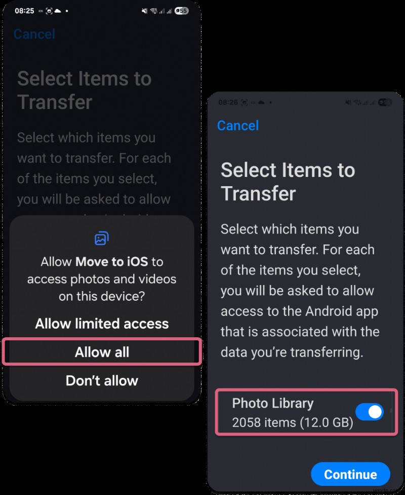 ถ่ายโอนรูปภาพอย่างง่ายดายจาก Samsung ไปยัง iPhone:5 แอพที่เชื่อถือได้ &คำแนะนำทีละขั้นตอน