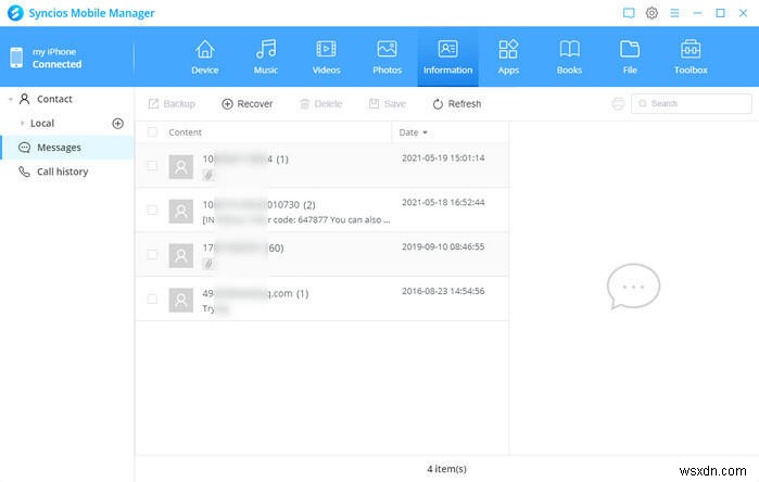พิมพ์ข้อความ iPhone – รวมถึงการสนทนาที่ถูกลบ – คำแนะนำทีละขั้นตอน 