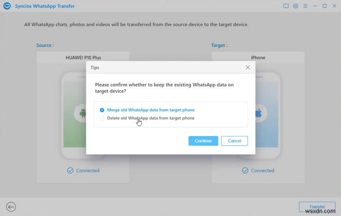 คลิกเดียว WhatsApp Sync ไปยัง iPhone 16/16 Plus—ถ่ายโอนที่รวดเร็วและปลอดภัย
