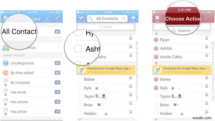 ลบผู้ติดต่อหลายรายออกจาก iPhone ของคุณได้อย่างง่ายดายในขั้นตอนเดียว 