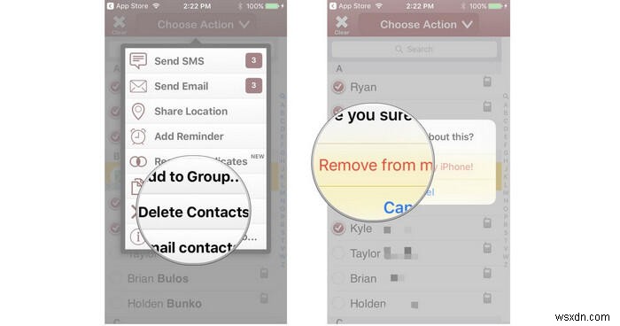 ลบผู้ติดต่อหลายรายออกจาก iPhone ของคุณได้อย่างง่ายดายในขั้นตอนเดียว 