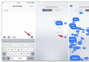 เพิ่มบับเบิ้ลและเอฟเฟกต์หน้าจอให้กับ iMessage บน iOS 11 - คำแนะนำทีละขั้นตอน 
