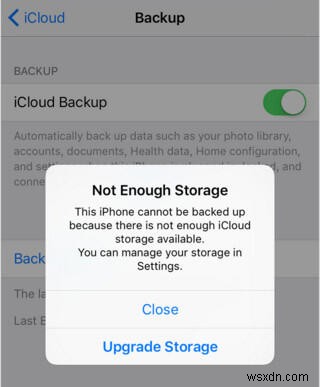 แก้ไขข้อผิดพลาด พื้นที่เก็บข้อมูล iCloud ไม่เพียงพอ บน iPhone ของคุณ
