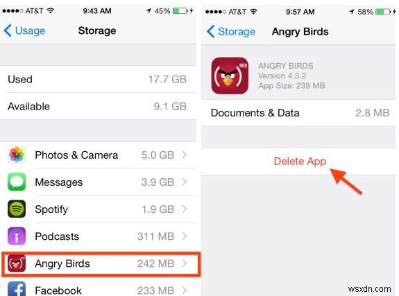 วิธีเพิ่มพื้นที่ว่างบน iPhone, iPad และ iPod Touch ของคุณอย่างรวดเร็ว 