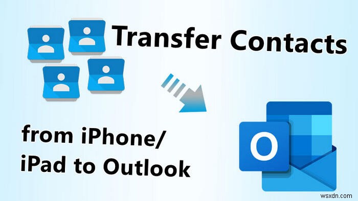 การถ่ายโอนผู้ติดต่อ iPhone และ iPad ไปยัง Outlook ได้อย่างราบรื่น:คำแนะนำทีละขั้นตอน