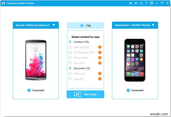 ย้ายผู้ติดต่อ Android ไปยัง iPhone ได้อย่างง่ายดายโดยไม่ต้องใช้ซิมการ์ด - 5 วิธีการพิสูจน์แล้ว 