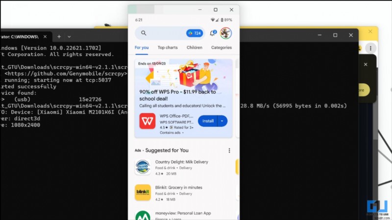 วิธีจำลองโทรศัพท์ Android ของคุณเป็น Windows 11 หรือ 10 - วิธีการใช้สายและไร้สาย 