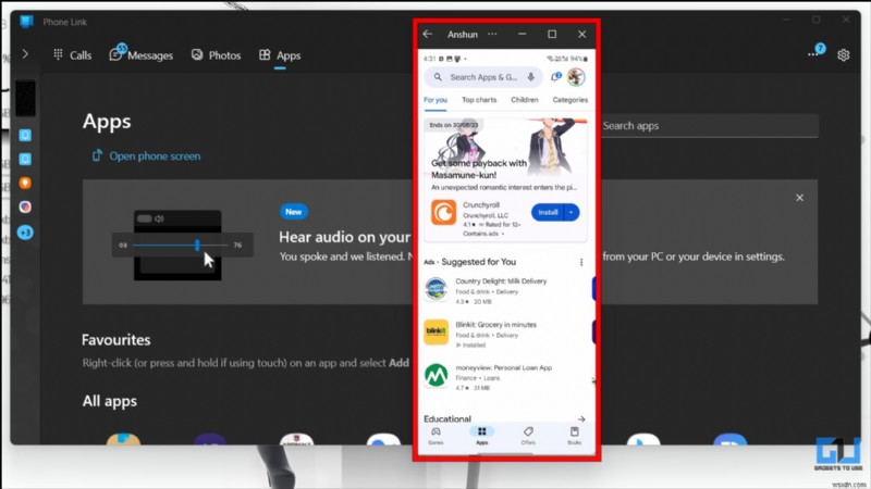 วิธีจำลองโทรศัพท์ Android ของคุณเป็น Windows 11 หรือ 10 - วิธีการใช้สายและไร้สาย 