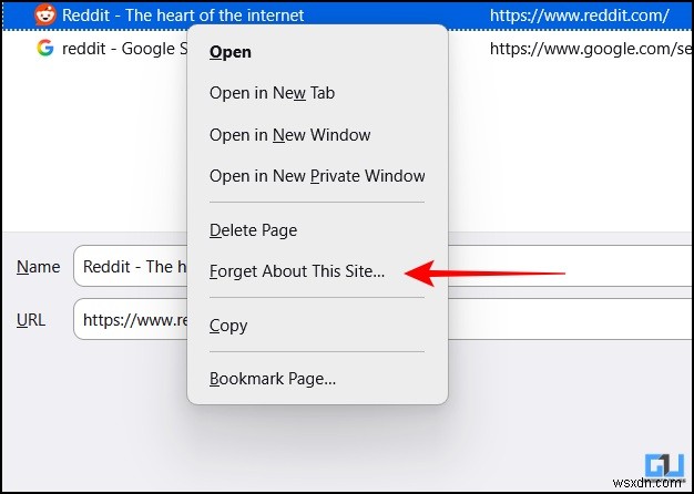 ทำให้การท่องเว็บของคุณเป็นส่วนตัว:ลบข้อมูลทั้งหมดสำหรับไซต์เฉพาะใน Firefox 