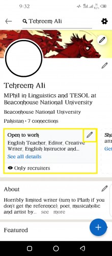 ปิดการใช้งานสถานะ  เปิดในการทำงาน  ของ LinkedIn อย่างปลอดภัยและรอบคอบ 