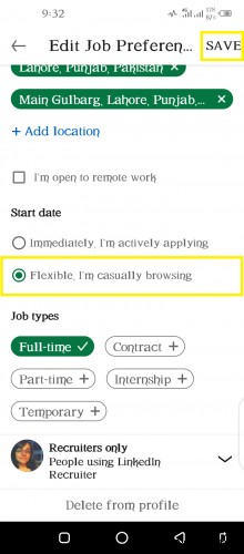 ปิดการใช้งานสถานะ  เปิดในการทำงาน  ของ LinkedIn อย่างปลอดภัยและรอบคอบ 