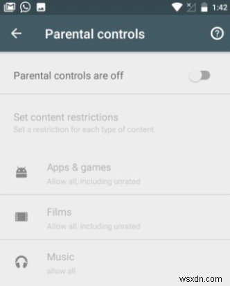 คำแนะนำทีละขั้นตอน:การตั้งค่าการควบคุมโดยผู้ปกครองบนอุปกรณ์ Android