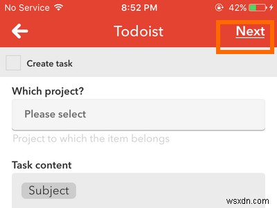 เพิ่มงานในรายการสิ่งที่ต้องทำของคุณโดยอัตโนมัติผ่านอีเมลบน iPhone และ Android 