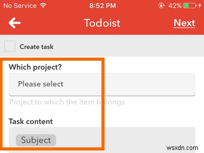 เพิ่มงานในรายการสิ่งที่ต้องทำของคุณโดยอัตโนมัติผ่านอีเมลบน iPhone และ Android 