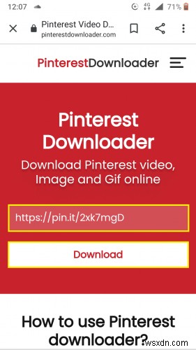 ดาวน์โหลดวิดีโอ Pinterest:เรียบง่าย ปลอดภัย และฟรี