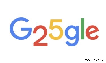 เฉลิมฉลองวันเกิดปีที่ 25 ของ Google ด้วยไข่อีสเตอร์แบบโต้ตอบและการเดินทาง Doodle 