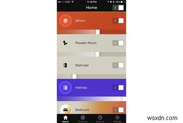 การติดตั้งหลอดไฟ Philips Hue จำนวน 55 ดวง:เปลี่ยนโฉมบ้านของคุณอย่างไร 