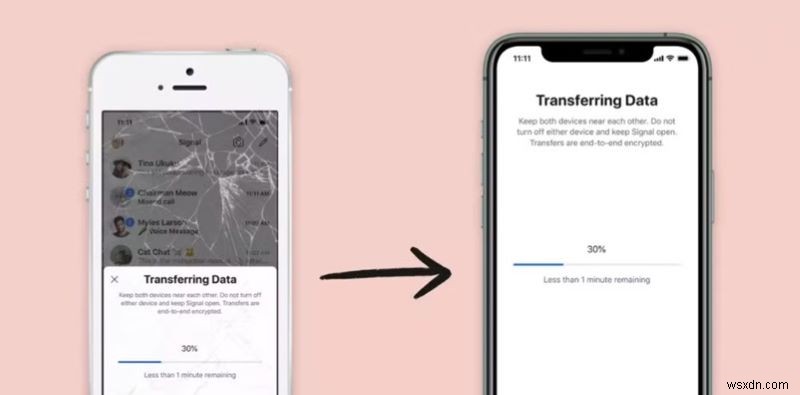 ย้ายสัญญาณแชทจาก iPhone ไปยัง Android อย่างปลอดภัย:คำแนะนำทีละขั้นตอน 