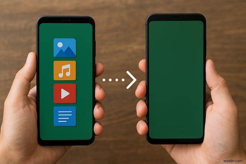การถ่ายโอนไฟล์จาก Android สู่ Android ที่รวดเร็วและง่ายดาย:USB, Bluetooth, Wi-Fi, Cloud และ MobileTrans 