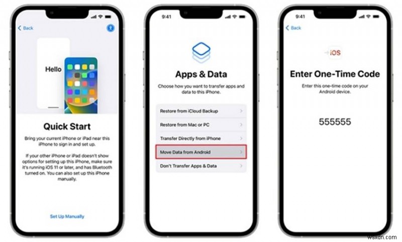 ถ่ายโอนรายชื่อ Android ไปยัง iPhone ผ่าน Bluetooth—คำแนะนำทีละขั้นตอน 