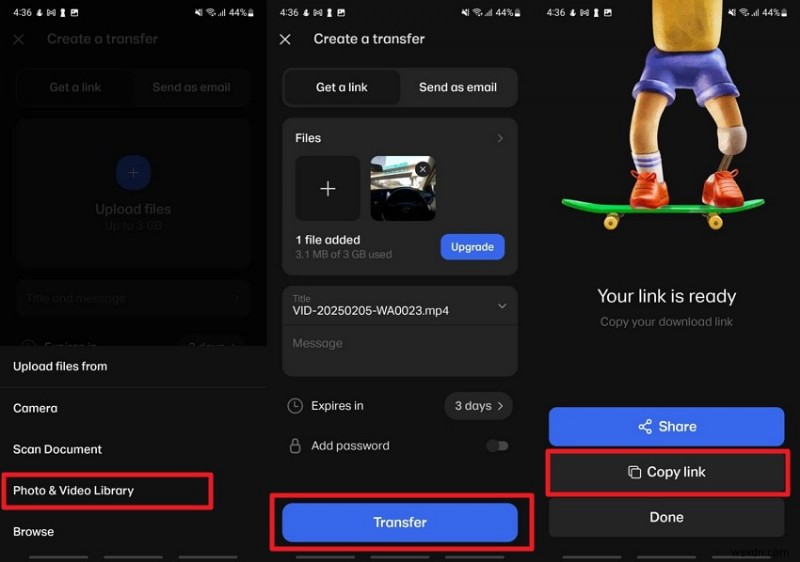 การถ่ายโอนวิดีโอแบบไร้สายที่ราบรื่นจาก Android ไปยัง iPhone:คำแนะนำทีละขั้นตอน 