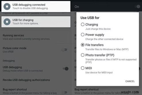 การถ่ายโอนไฟล์ Android ไม่ทำงานใช่ไหม 5 การแก้ไขด่วน 