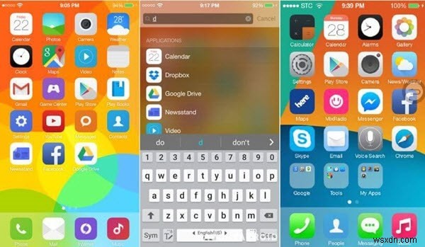 เปลี่ยน Android ของคุณให้เป็น iPhone ได้อย่างง่ายดาย:รับไอคอนสไตล์ iPhone 