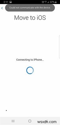 5 การแก้ไขที่ได้รับการพิสูจน์แล้วสำหรับการย้ายไปยัง iOS ข้อผิดพลาด ไม่สามารถโยกย้าย