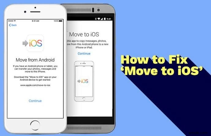 5 วิธีที่พิสูจน์แล้วในการแก้ไขปัญหา  การย้ายไปยัง iOS ที่ค้างอยู่ในการเตรียม  