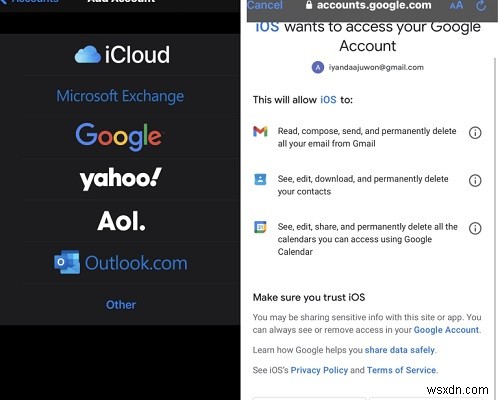 ซิงค์ Google Contacts กับ iCloud:คำแนะนำทีละขั้นตอน 