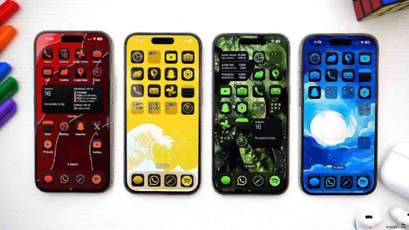 เค้าโครงหน้าจอโฮมของ iPhone ที่สวยงามอันดับต้น ๆ ที่เพิ่มประสิทธิภาพการทำงาน 